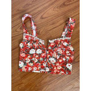 Kimchi Blue Floral Crop Top
